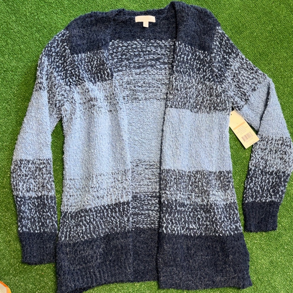 NWT Women's Blue Sweater Cardigan